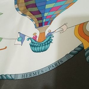 Hermes silk scarf